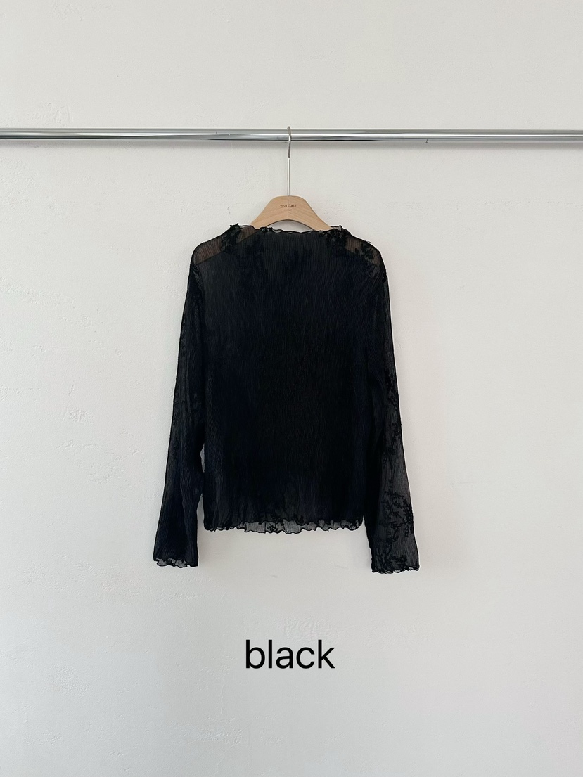 2ND GATE東大門直郵女士新款時尚休閑職業襯衫蕾絲衫刺繡2ND GATE襯衫/蕾絲衫圖色3