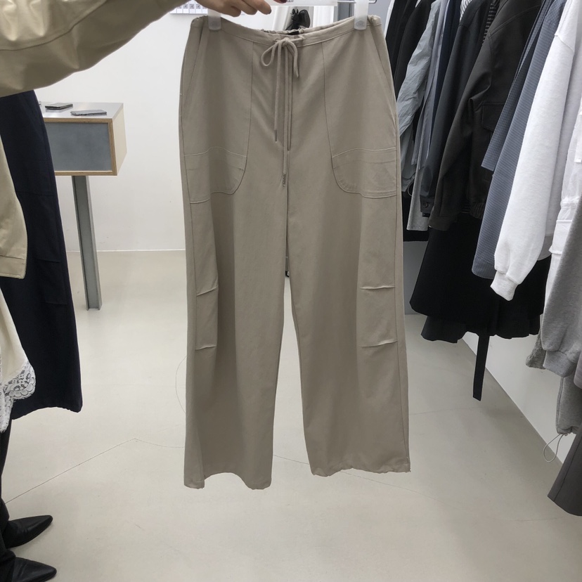 STAINLESS東大門代購女士新款時尚推薦真品26春夏休閑褲工裝褲STAINLESS休閑褲圖色1