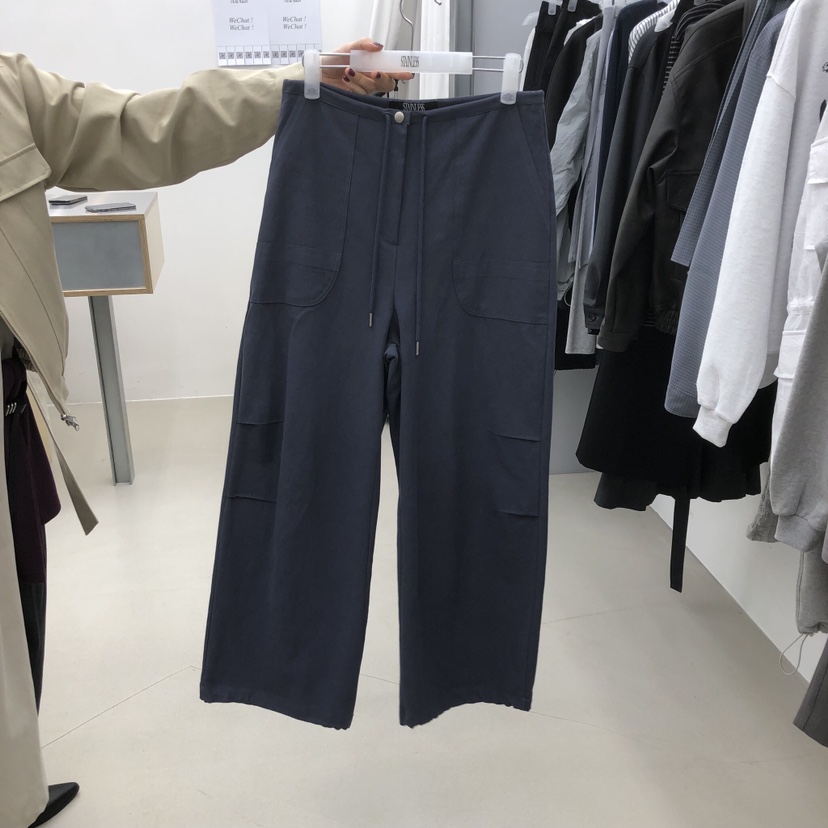 STAINLESS東大門代購女士新款時尚推薦真品26春夏休閑褲工裝褲STAINLESS休閑褲圖色2