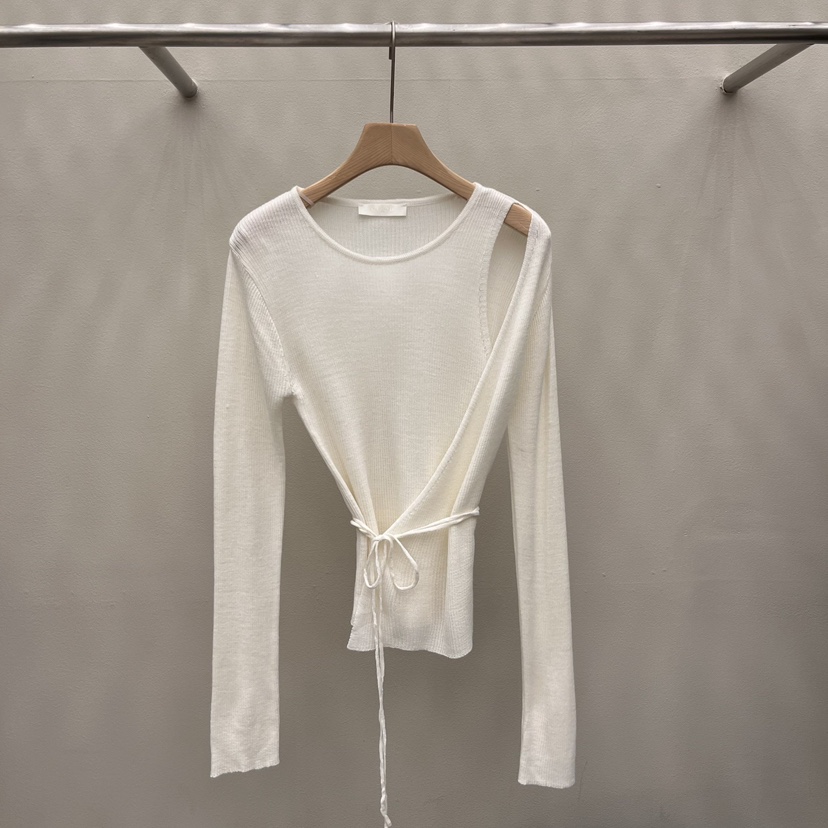 EOOB/LAMEREI東大門代購女裝新款人氣時尚推薦針織衫含腰繩EOOB/LAMEREI針織衫圖色1