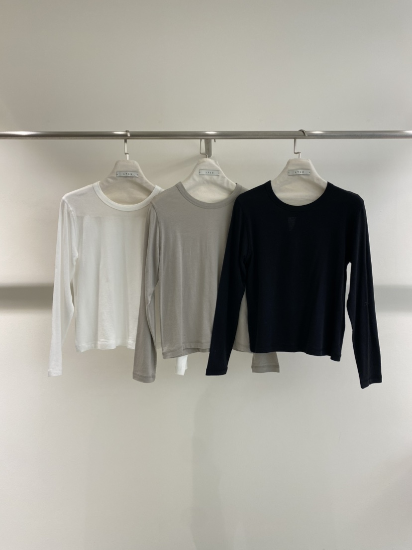 1968韓國代購女裝新款人氣真品26春夏推薦時尚長袖T恤開衩1968/YEOUYA長袖T恤