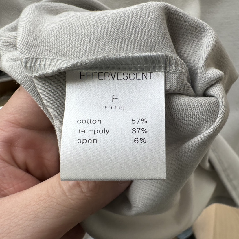 EFFERVESCENT東大門實拍女裝新品真品推薦人氣26春夏休閑T恤evc/effervescentT恤