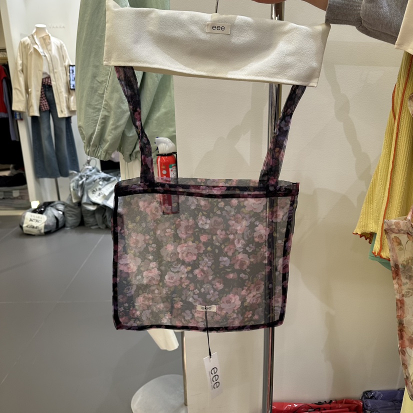 E/E/E韓國代購女裝新品26春夏推薦休閑人氣熱賣單肩斜跨包E/E/E單肩/斜跨包圖色1