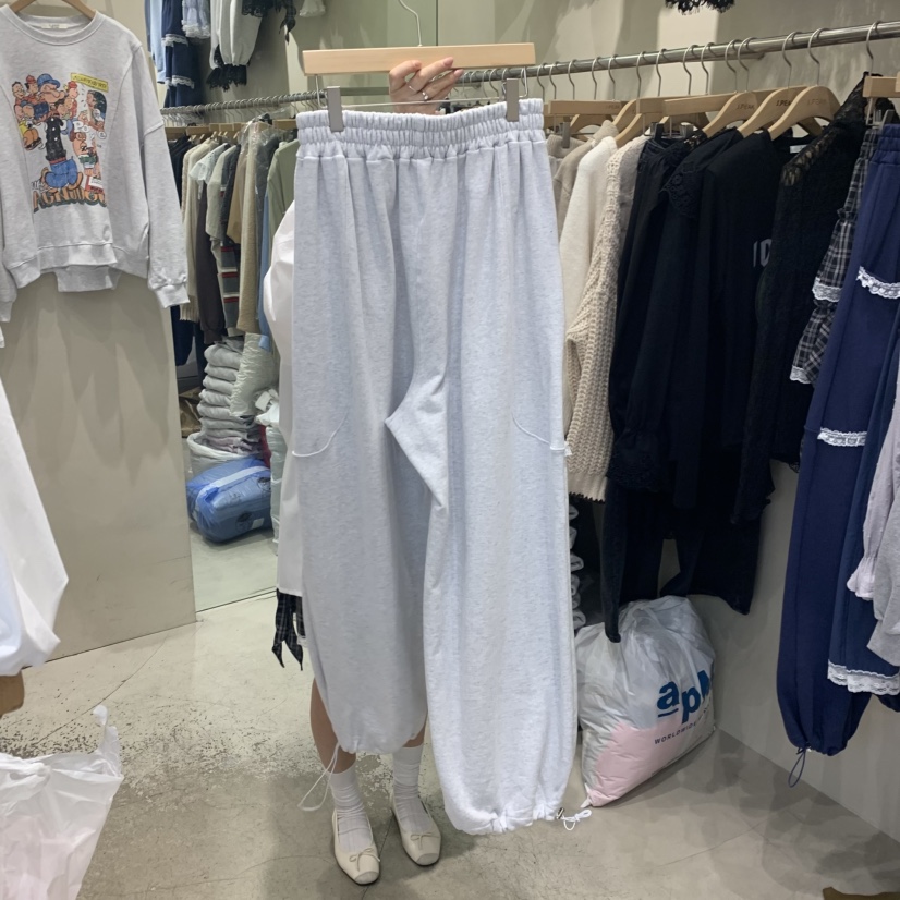 J PEAK/BY FLOW東大門代購女裝新品人氣時尚休閑褲口袋J PEAK休閑褲