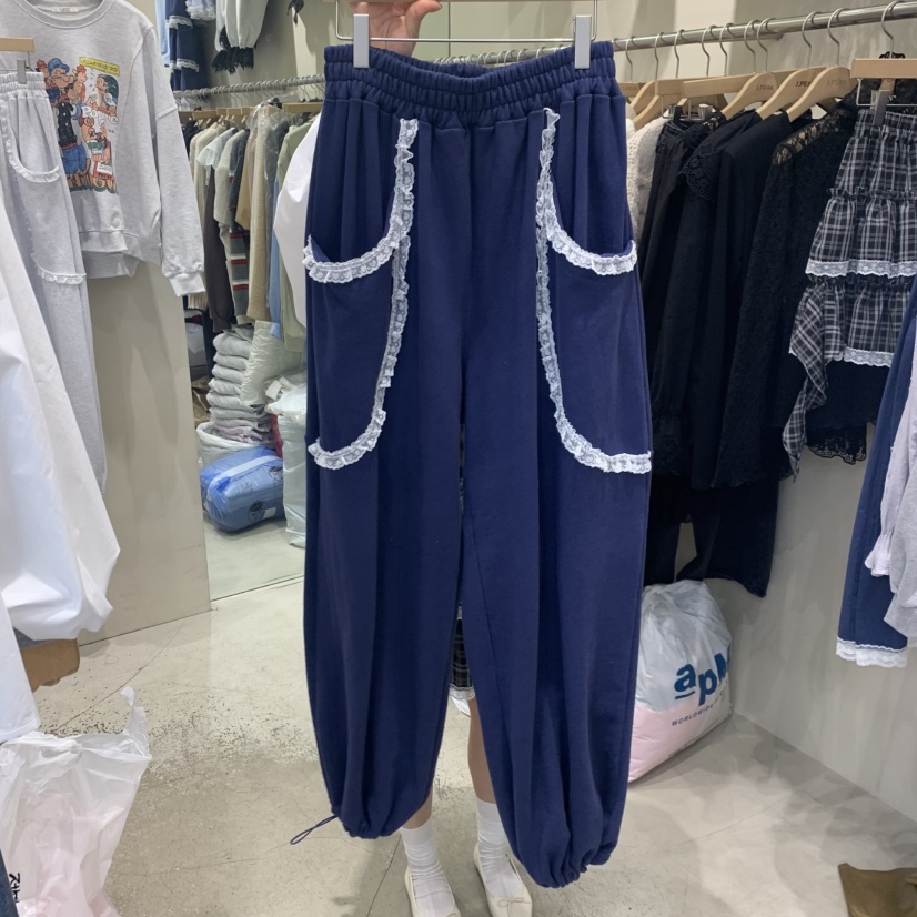 J PEAK/BY FLOW東大門代購女裝新品人氣時尚休閑褲口袋J PEAK休閑褲圖色2