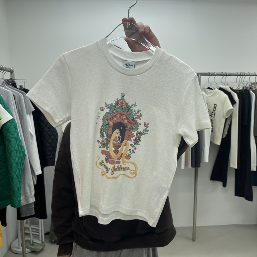 TOPDRESSING東大門代購女裝新品職業26春夏熱賣休閑人氣T恤TOPDRESSINGT恤圖色1