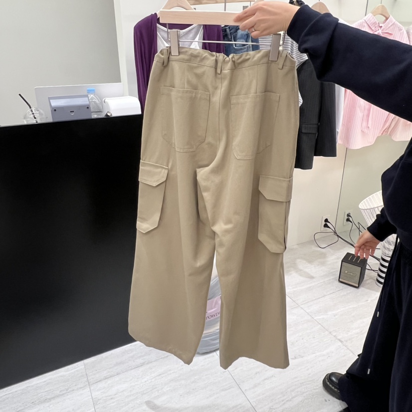 POWDER東大門直郵女裝新品推薦人氣職業26春夏熱賣休閑褲POWDER休閑褲