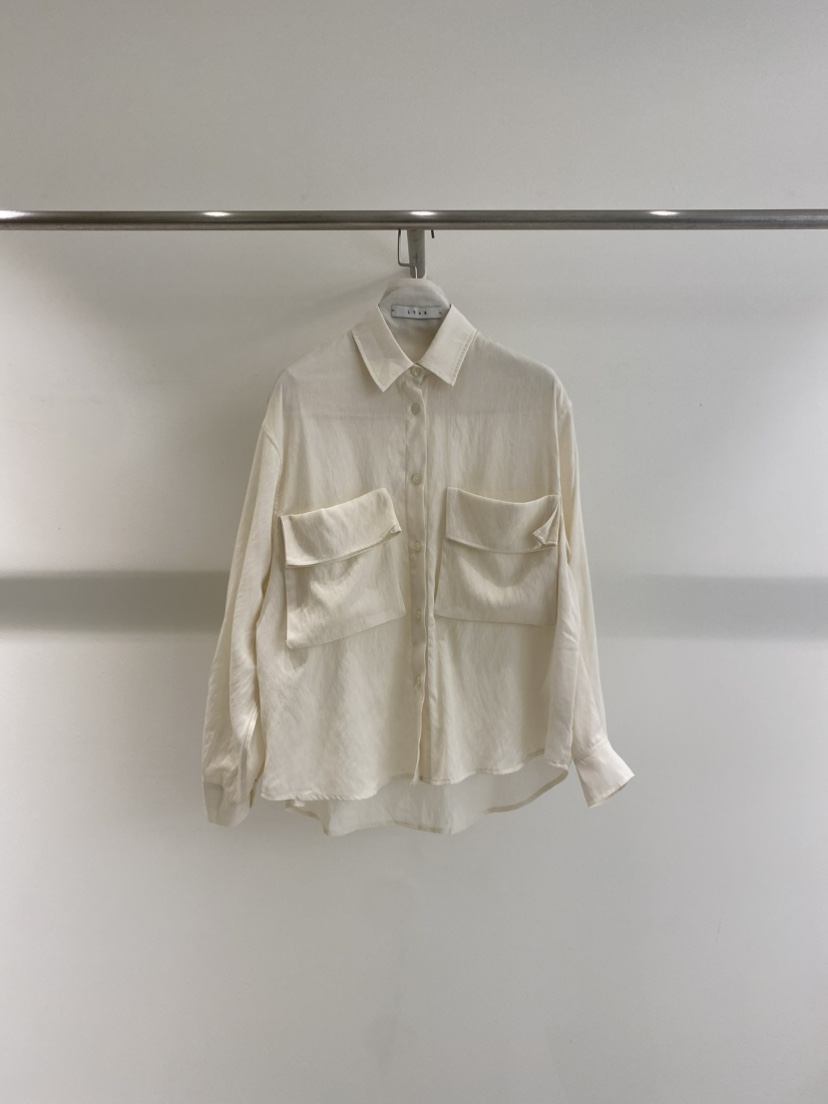 1968韓國直郵女裝新品時尚推薦26春夏襯衫蕾絲衫口袋雙層1968/YEOUYA襯衫/蕾絲衫圖色2