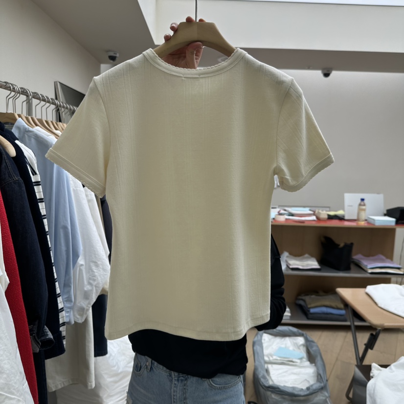 EFFERVESCENT韓國代購女裝新品休閑時尚推薦真品26春夏T恤evc/effervescentT恤