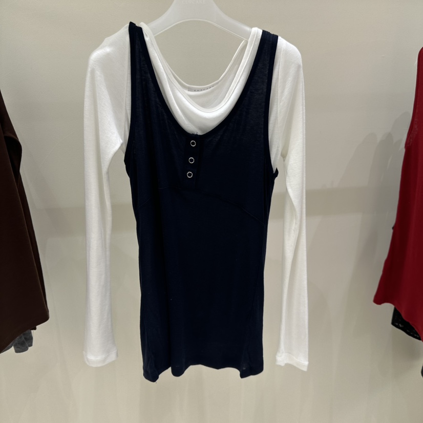 Ccds東大門直郵女裝新款時尚真品26春夏吊帶背心不含內搭Ccds吊帶/背心圖色4