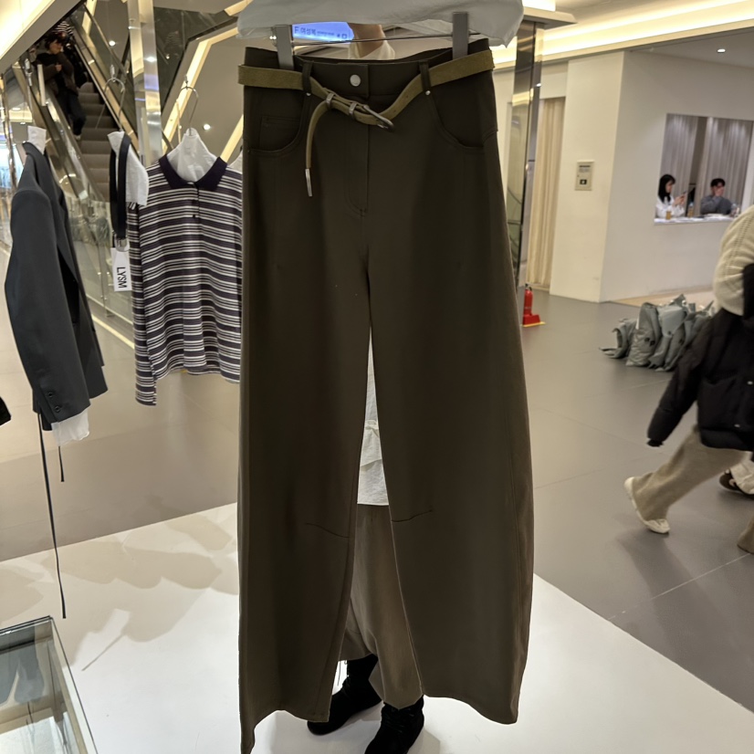 LOVE YOU SO MUCH/MORE THAN YESTERDAY韓國代購女裝新品推薦休閑褲不含腰帶LYSM/MORE THAN YESTERDAY休閑褲圖色1