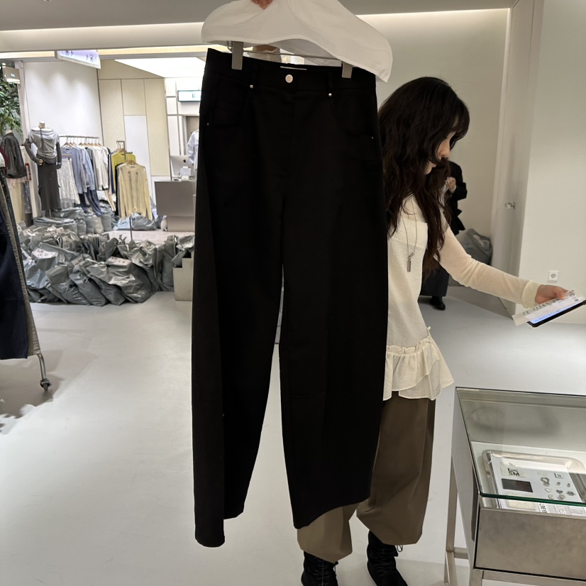 LOVE YOU SO MUCH/MORE THAN YESTERDAY韓國代購女裝新品推薦休閑褲不含腰帶LYSM/MORE THAN YESTERDAY休閑褲圖色2