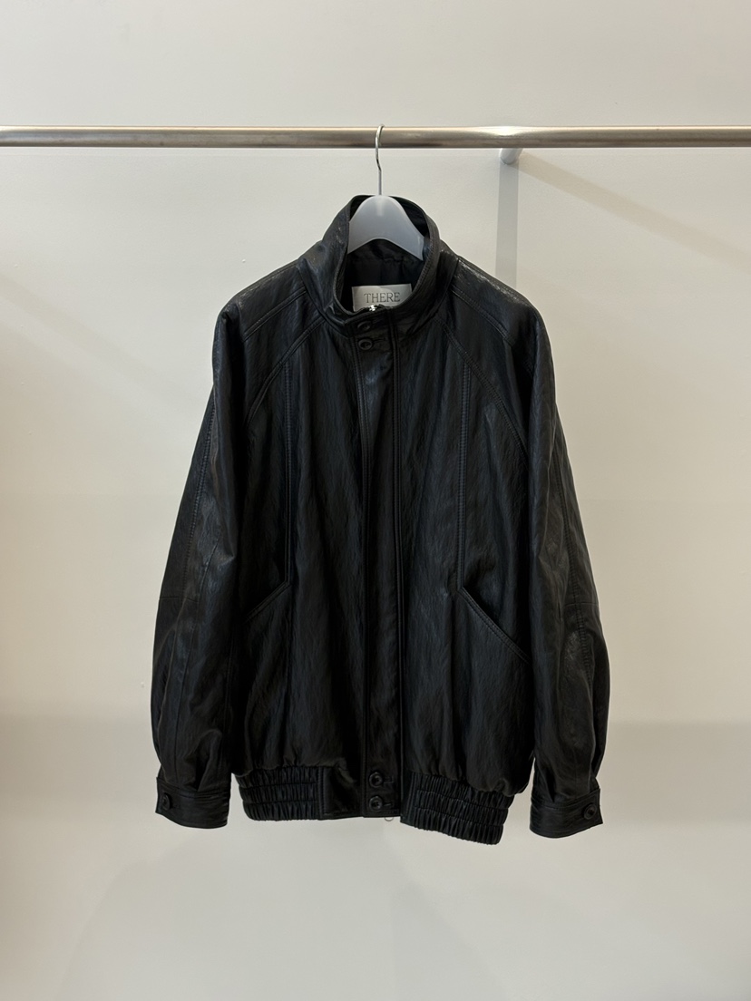THERE東大門代購女士新款人氣26春夏職業推薦熱賣夾克皮革THERE夾克圖色2