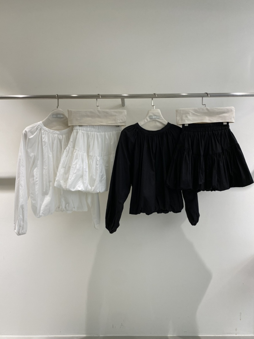 1968東大門代購女裝新品熱賣職業26春夏時尚套裝兩件套褶皺1968/YEOUYA套裝圖色1左一色