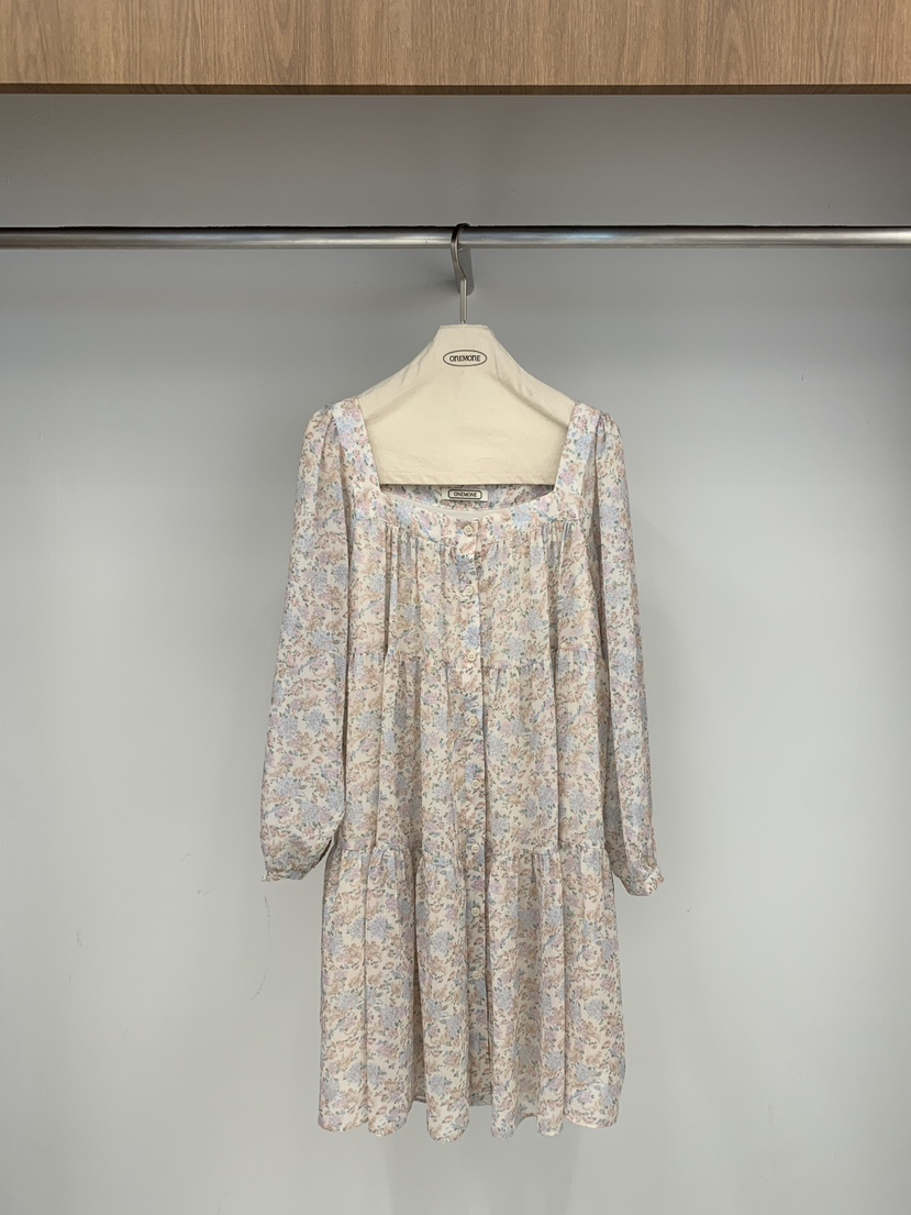 ONE MONE東大門實拍女士新品26春夏熱賣人氣推薦職業連衣裙ONE MONE連衣裙圖色1