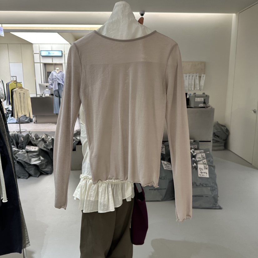 LOVE YOU SO MUCH/MORE THAN YESTERDAY東大門代購女士新款人氣長袖T恤LYSM/MORE THAN YESTERDAY長袖T恤圖色3