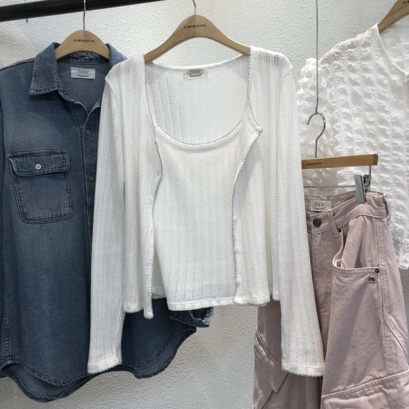 ALMOND PEPE東大門代購女裝新款人氣休閑熱賣真品推薦套裝ALMOND PEPE套裝圖色1