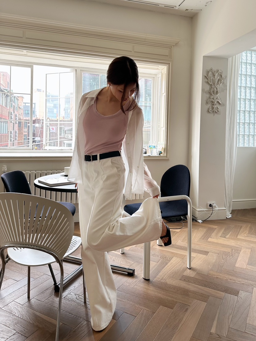 2ND GATE韓國代購女士新品真品時尚26春夏推薦職業休閑褲2ND GATE休閑褲