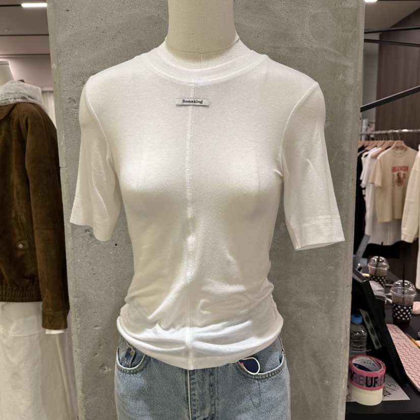 URBANSTORY/REMAKING東大門實拍女士新品熱賣26春夏休閑T恤Remaking/URBANSTORYT恤圖色2