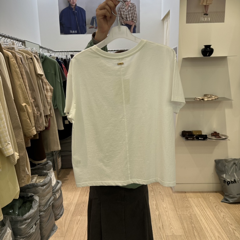 REIRAI東大門代購女裝新品時尚休閑推薦熱賣26春夏真品T恤ReiraiT恤