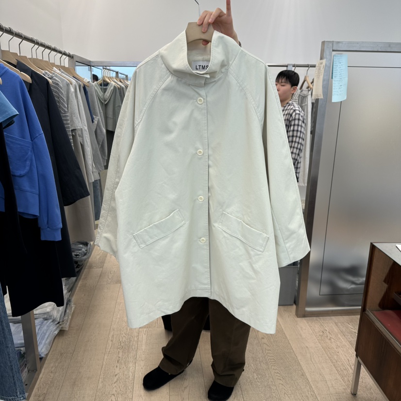 LTMS韓國直郵女裝新品推薦人氣職業26春夏休閑時尚長款風衣LTMS長款風衣圖色2