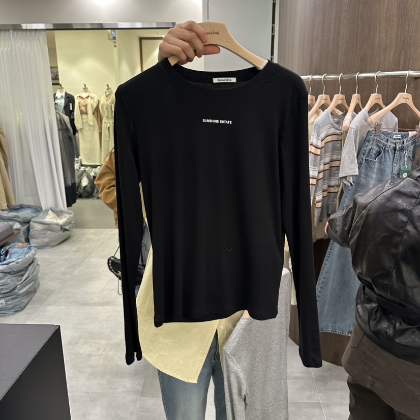 URBANSTORY/REMAKING東大門直郵女士新品熱賣真品長袖T恤Remaking/URBANSTORY長袖T恤圖色2