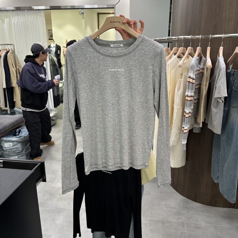 URBANSTORY/REMAKING東大門直郵女士新品熱賣真品長袖T恤Remaking/URBANSTORY長袖T恤圖色3