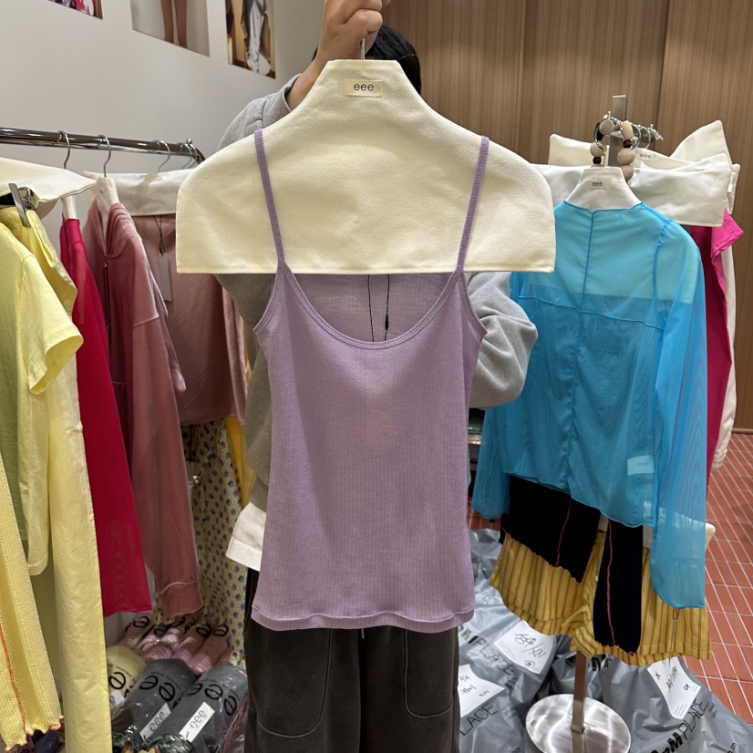 E/E/E韓國代購女裝新品推薦休閑人氣時尚熱賣職業吊帶背心E/E/E吊帶/背心圖色3
