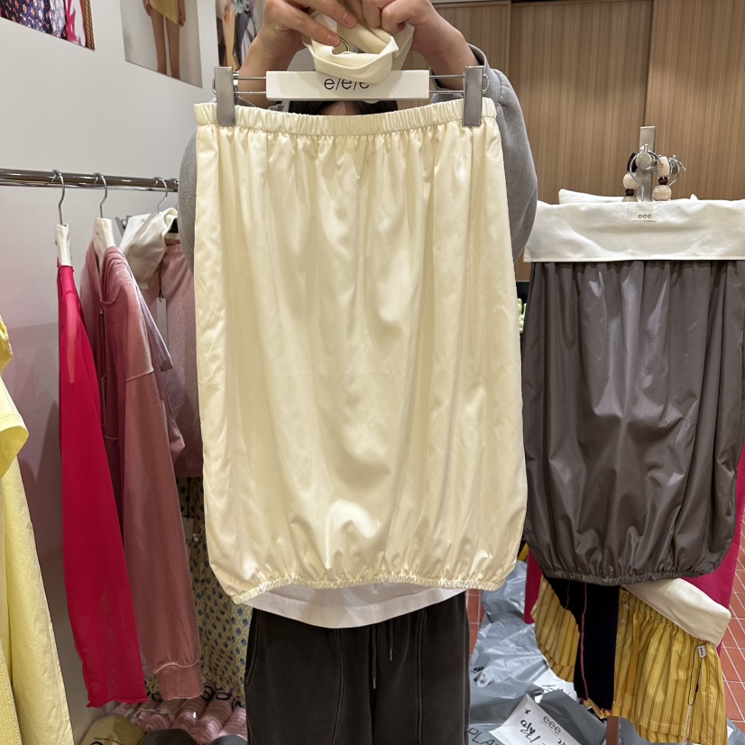 E/E/E韓國直郵女士新品推薦真品26春夏人氣半身裙中短裙E/E/E半身裙/中短裙圖色1