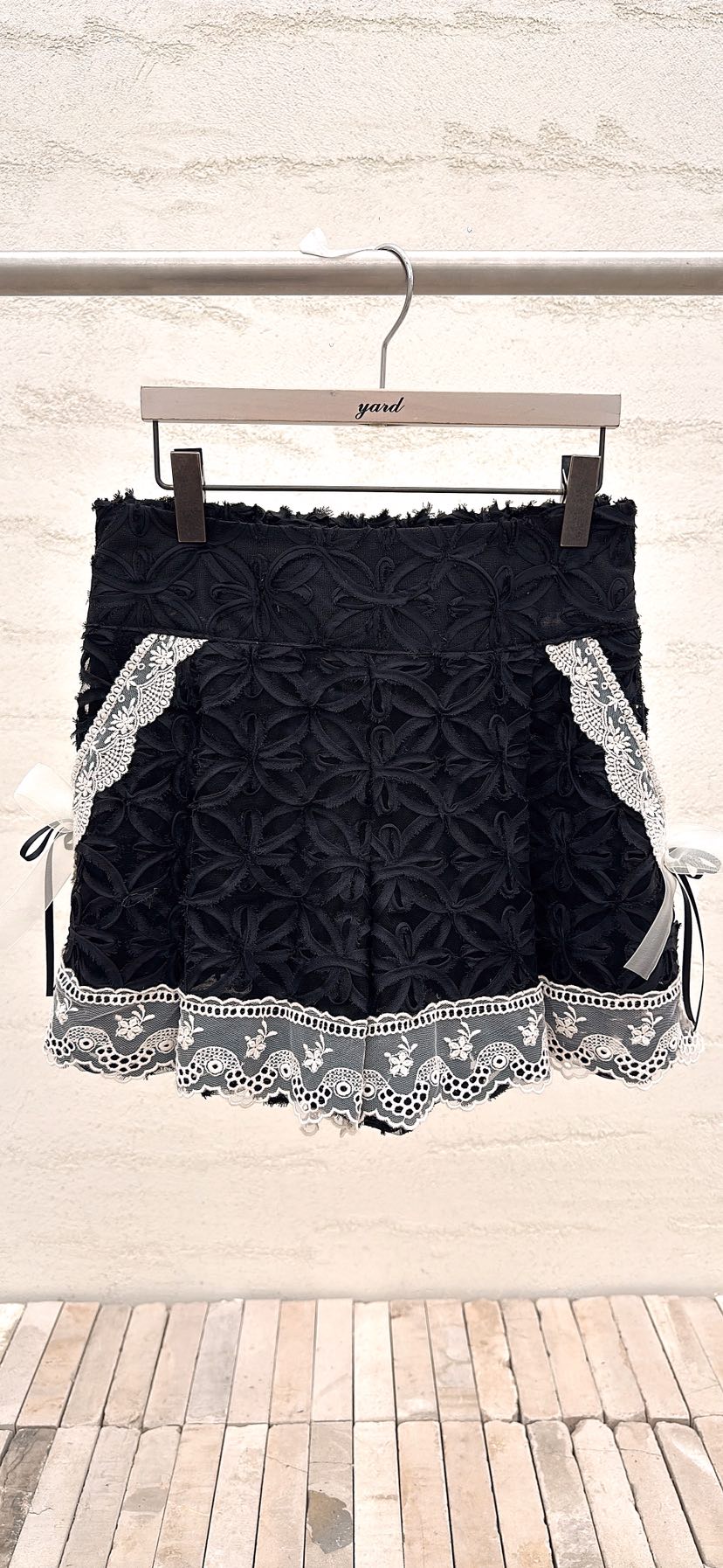 YARD韓國直郵女裝新款26春夏熱賣推薦真品職業人氣短褲繡花YARD短褲圖色2