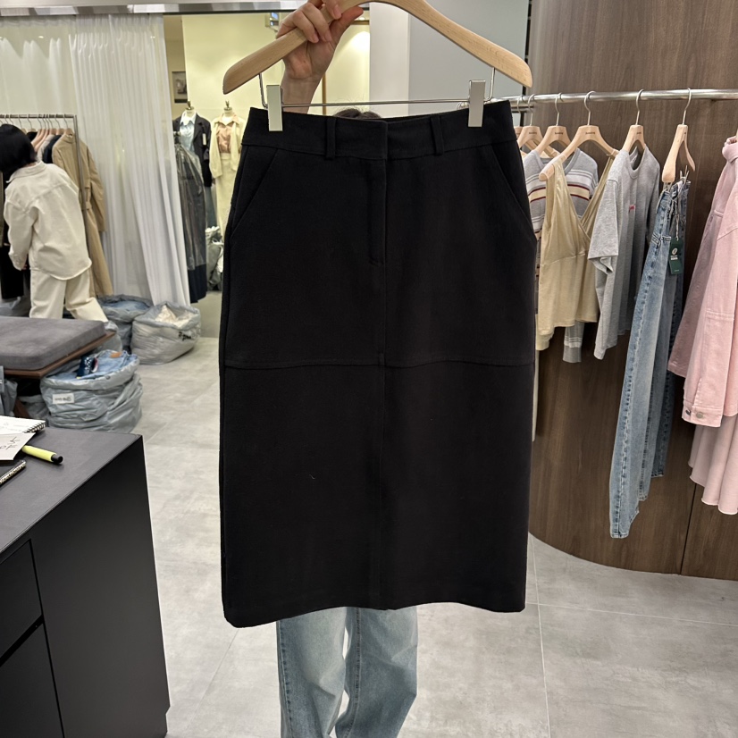 URBANSTORY/REMAKING韓國代購女士新品職業半身裙中短裙口袋Remaking/URBANSTORY半身裙/中短裙圖色2