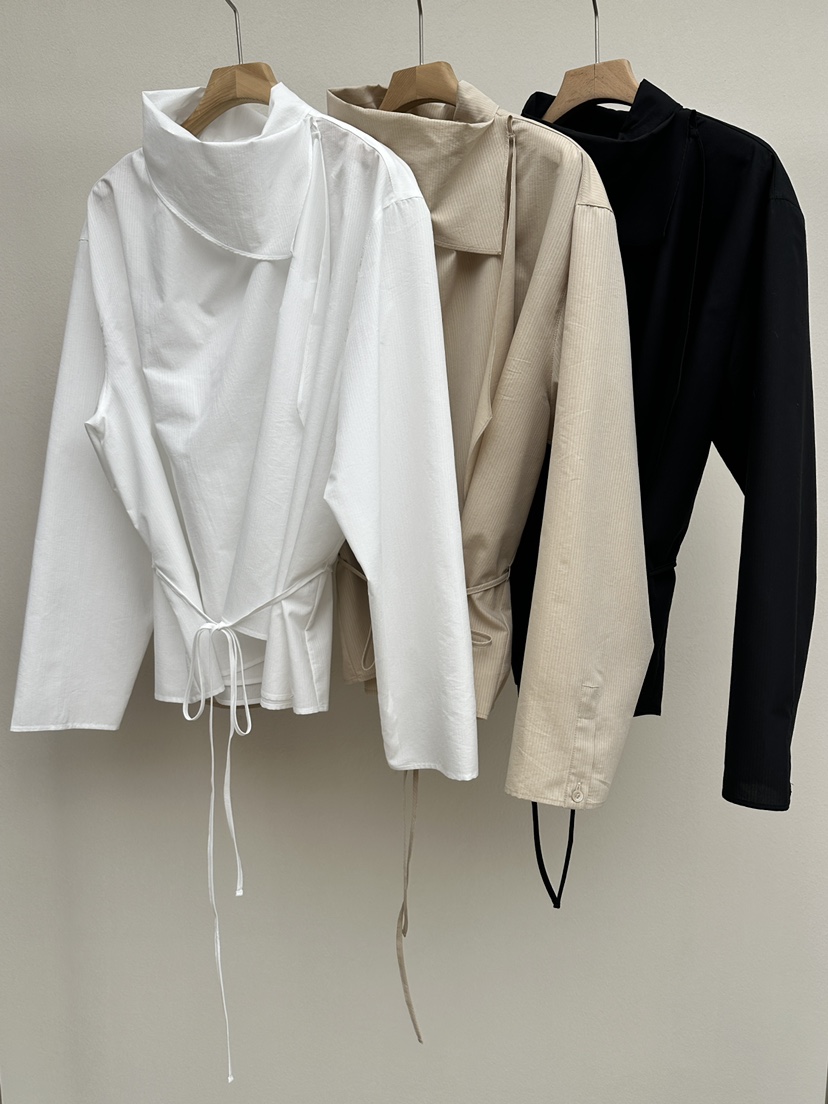 EFFERVESCENT東大門代購女裝新品真品熱賣襯衫蕾絲衫含腰繩evc/effervescent襯衫/蕾絲衫