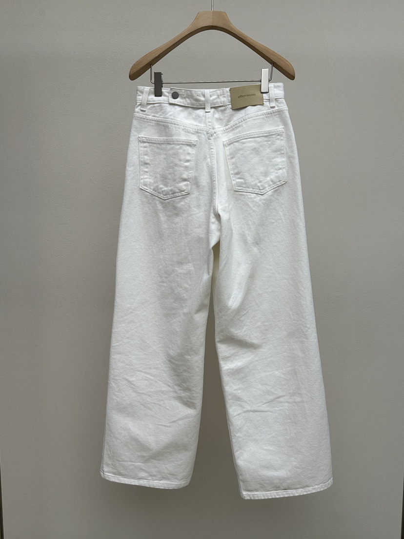 EFFERVESCENT韓國代購女裝新品26春夏熱賣休閑推薦牛仔褲evc/effervescent牛仔褲