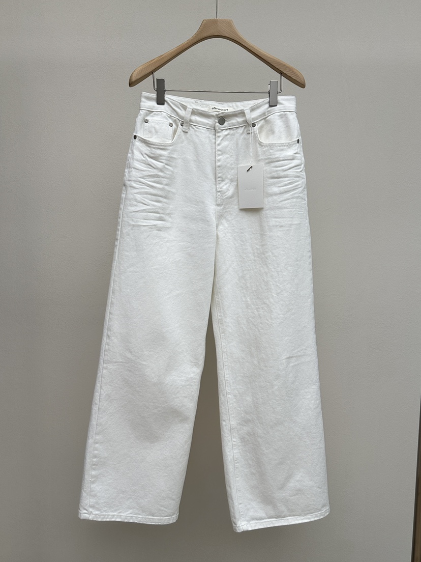 EFFERVESCENT韓國代購女裝新品26春夏熱賣休閑推薦牛仔褲evc/effervescent牛仔褲圖色1