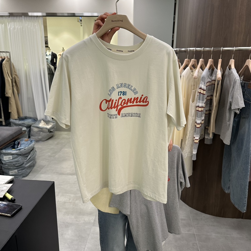 URBANSTORY/REMAKING韓國直郵女士新品真品熱賣職業休閑T恤Remaking/URBANSTORYT恤圖色3