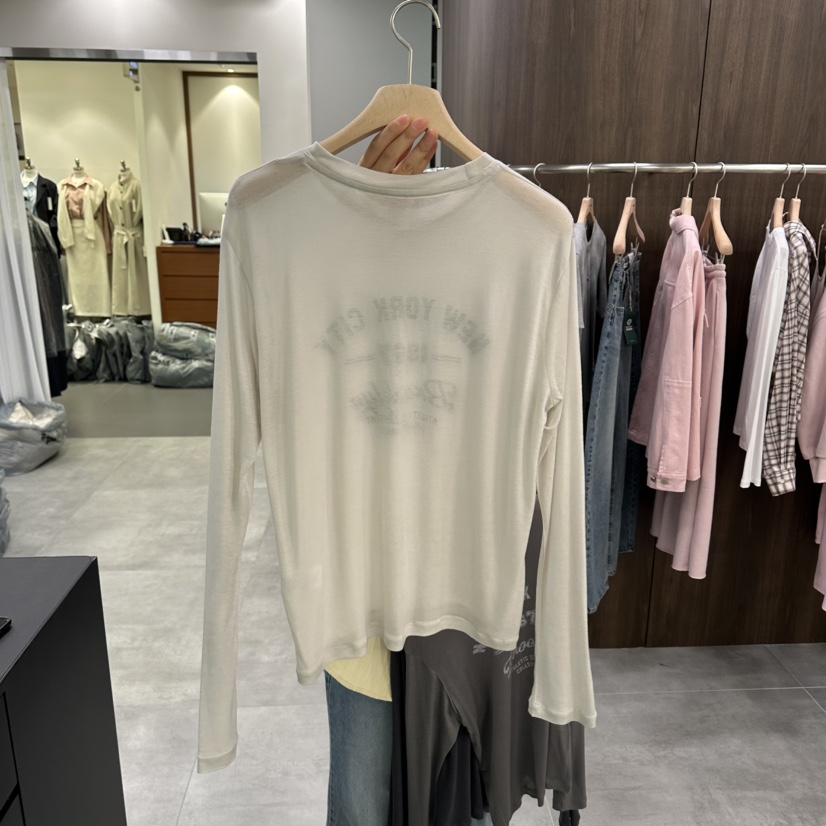 URBANSTORY/REMAKING韓國直郵女士新款職業熱賣人氣長袖T恤Remaking/URBANSTORY長袖T恤