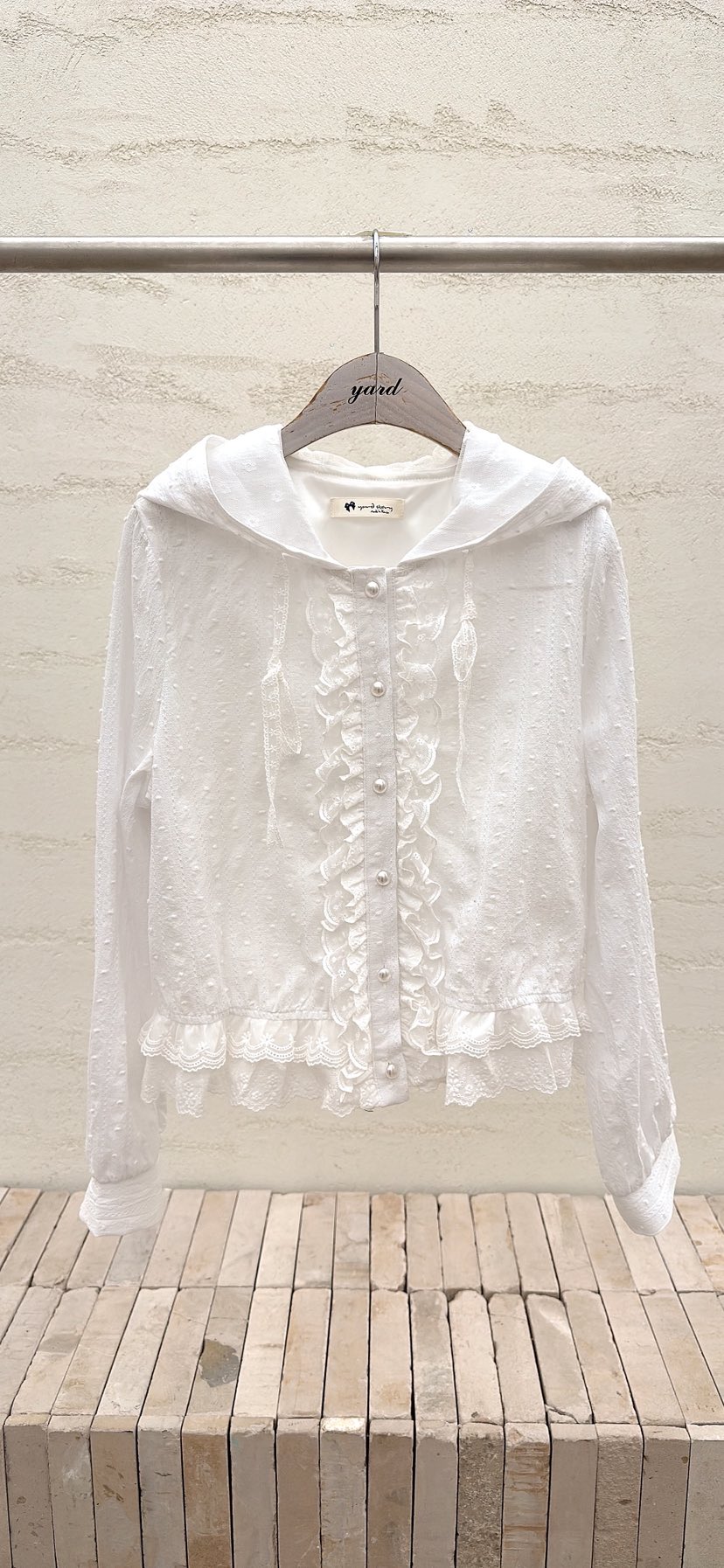 YARD東大門直郵女裝新品時尚休閑熱賣真品推薦襯衫蕾絲衫YARD襯衫/蕾絲衫圖色1