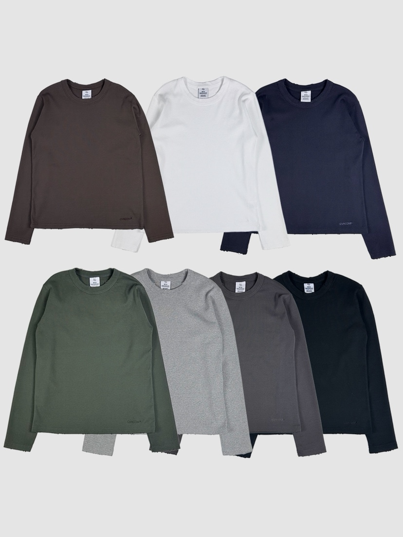 GVR COMPANY/RAWOO韓國代購女裝新款熱賣真品人氣長袖T恤GVR COMPANY/RAWOO長袖T恤