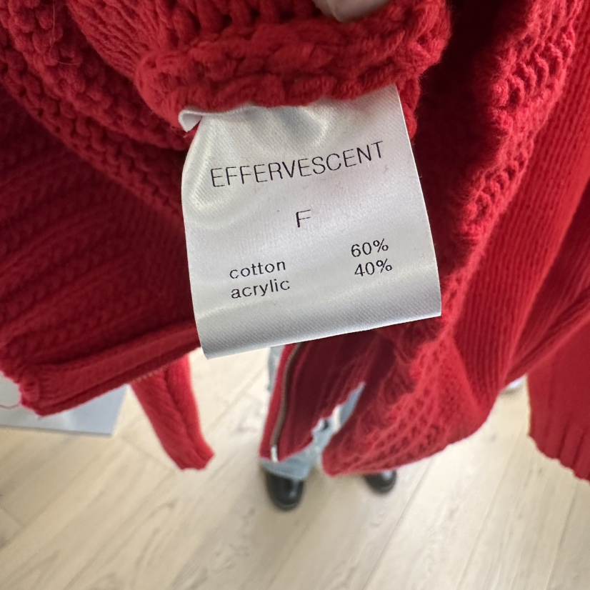 EFFERVESCENT韓國代購女士新品真品人氣熱賣毛衣拉鏈棉質evc/effervescent毛衣