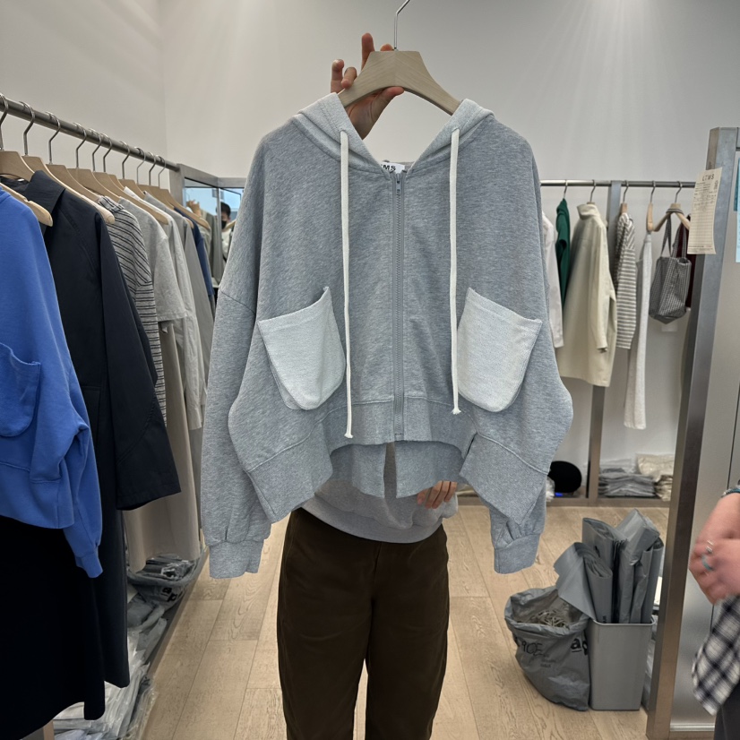 LTMS韓國代購女裝新品人氣職業熱賣時尚休閑真品夾克拉鏈LTMS夾克圖色2