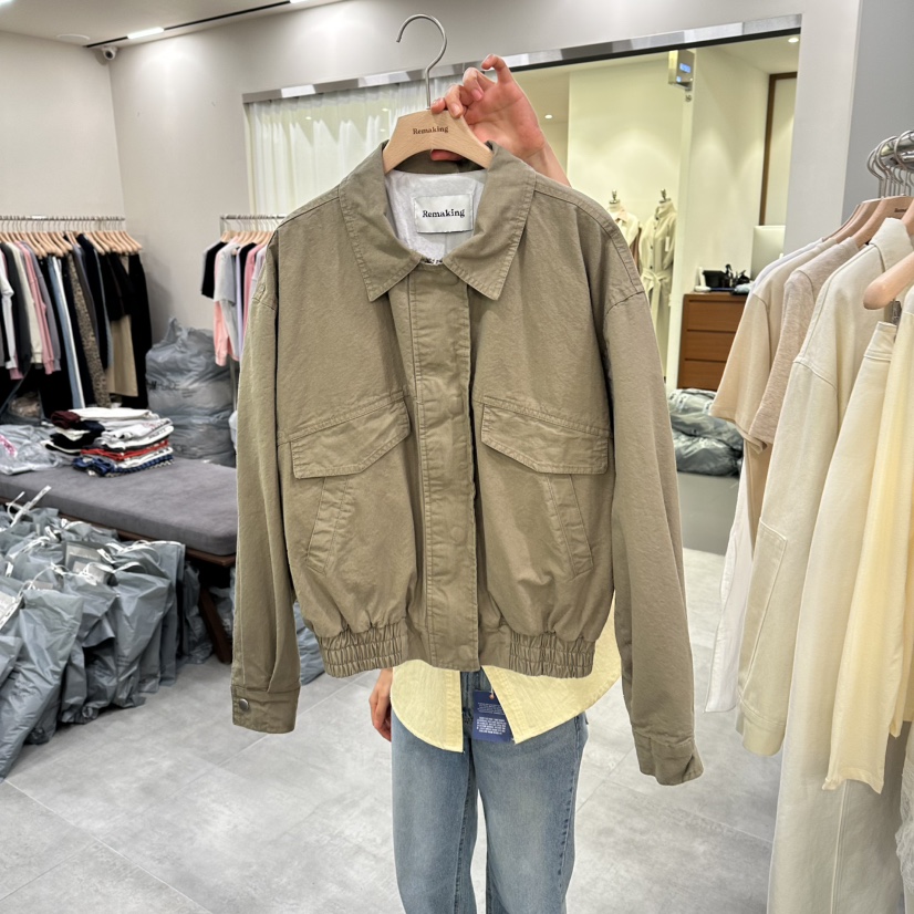 URBANSTORY/REMAKING東大門實拍女士新款26春夏休閑夾克Remaking/URBANSTORY夾克圖色2