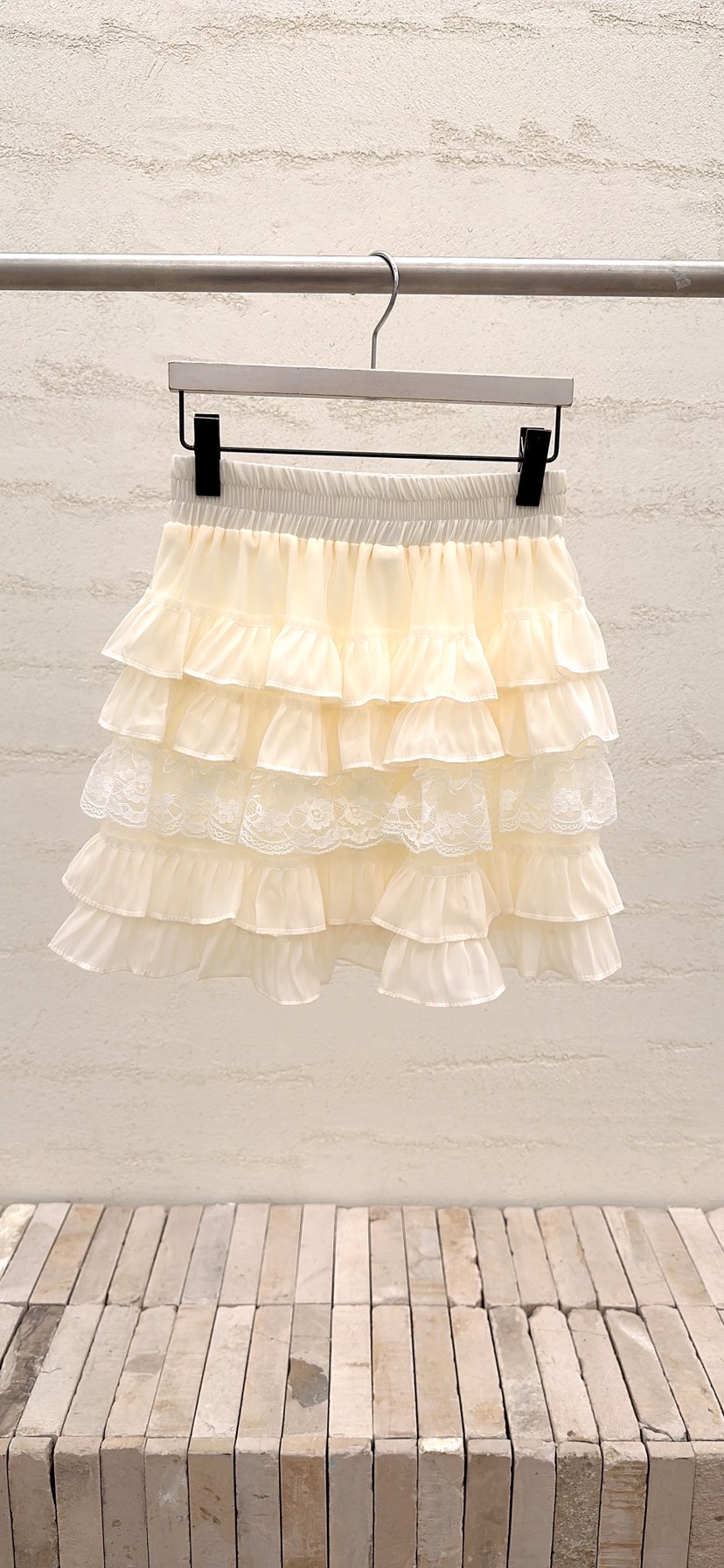 YARD韓國代購女裝新品人氣26春夏時尚熱賣半身裙中短裙雪紡YARD半身裙/中短裙圖色1