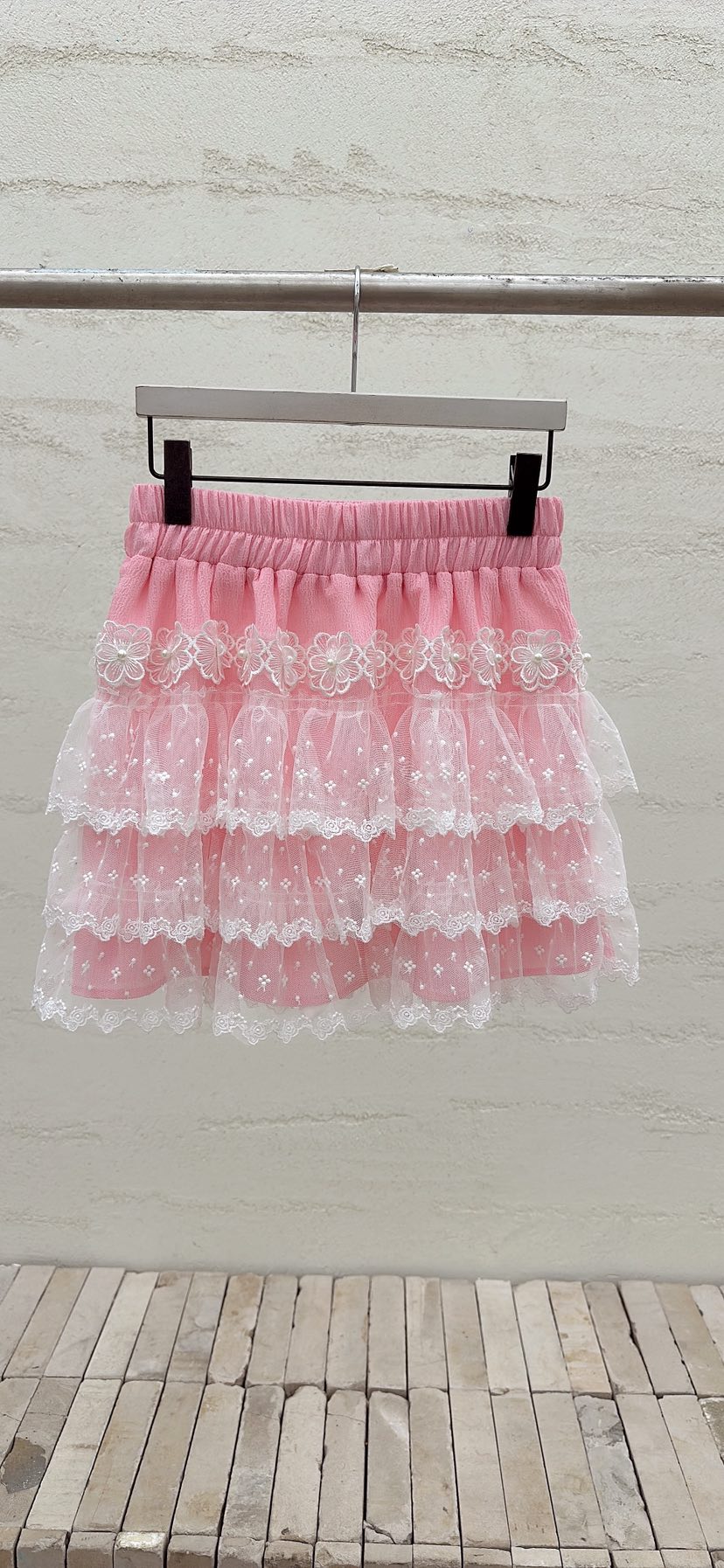 YARD韓國直郵女士新品推薦26春夏休閑人氣半身裙中短裙刺繡YARD半身裙/中短裙圖色1