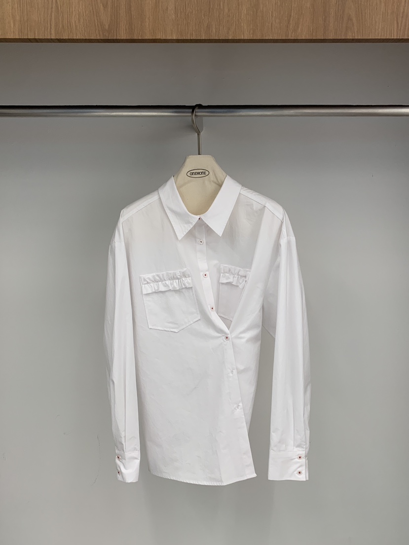 ONE MONE東大門實拍女裝新品26春夏時尚職業真品襯衫蕾絲衫ONE MONE襯衫/蕾絲衫圖色1