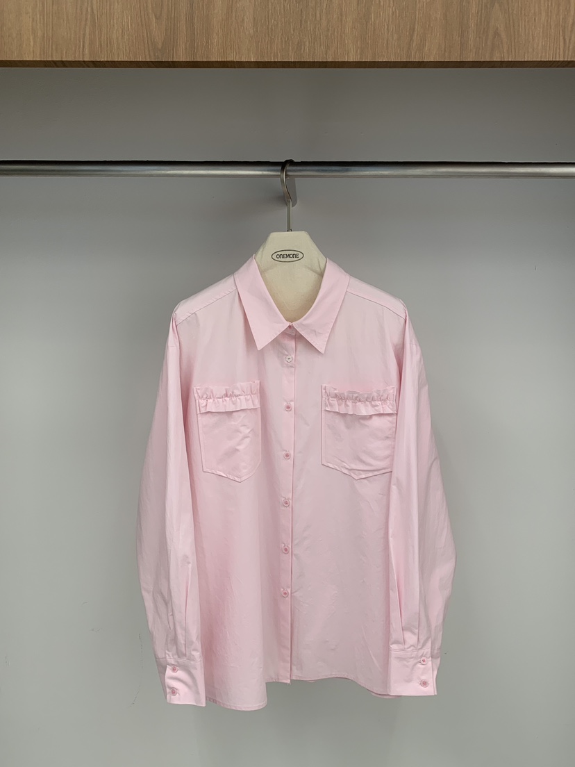 ONE MONE東大門實拍女裝新品26春夏時尚職業真品襯衫蕾絲衫ONE MONE襯衫/蕾絲衫圖色3