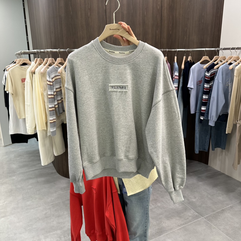 URBANSTORY/REMAKING東大門代購女裝新品熱賣時尚衛衣刺繡Remaking/URBANSTORY衛衣圖色1