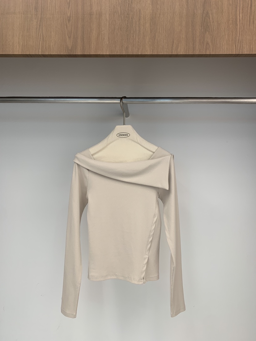 ONE MONE東大門直郵女裝新款休閑時尚真品26春夏長袖T恤ONE MONE長袖T恤圖色5