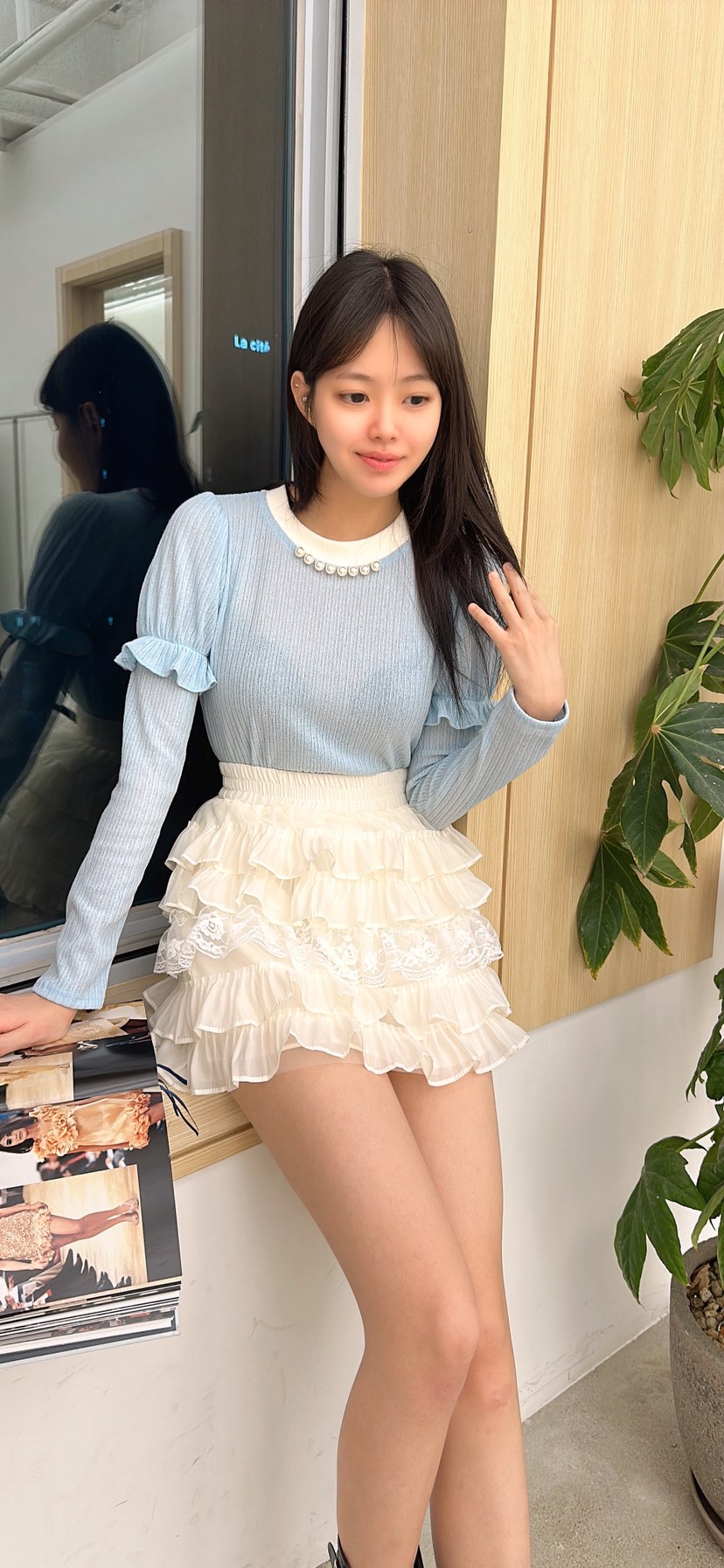 YARD韓國直郵女裝新款26春夏真品熱賣職業休閑人氣長袖T恤YARD長袖T恤