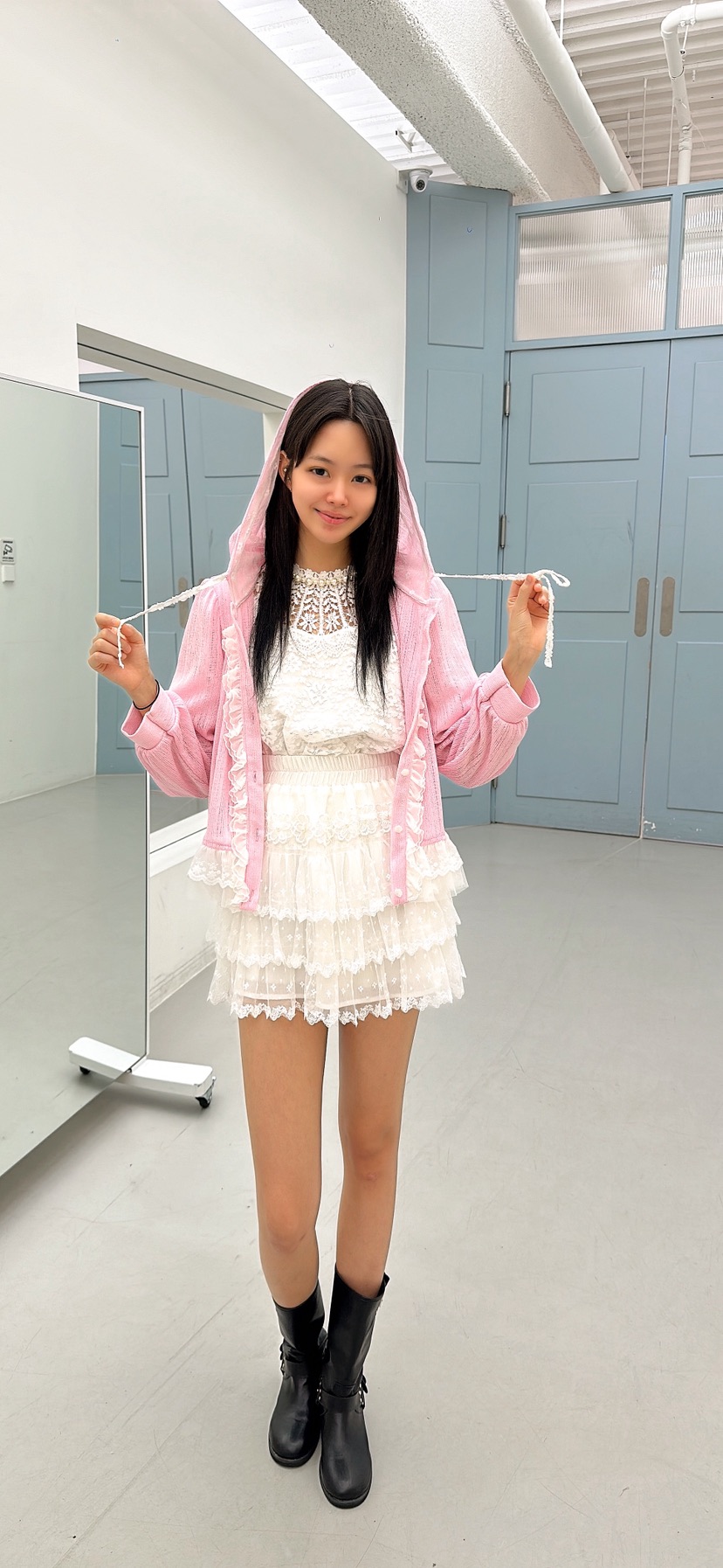 YARD東大門代購女裝新品26春夏時尚真品休閑推薦襯衫蕾絲衫YARD襯衫/蕾絲衫