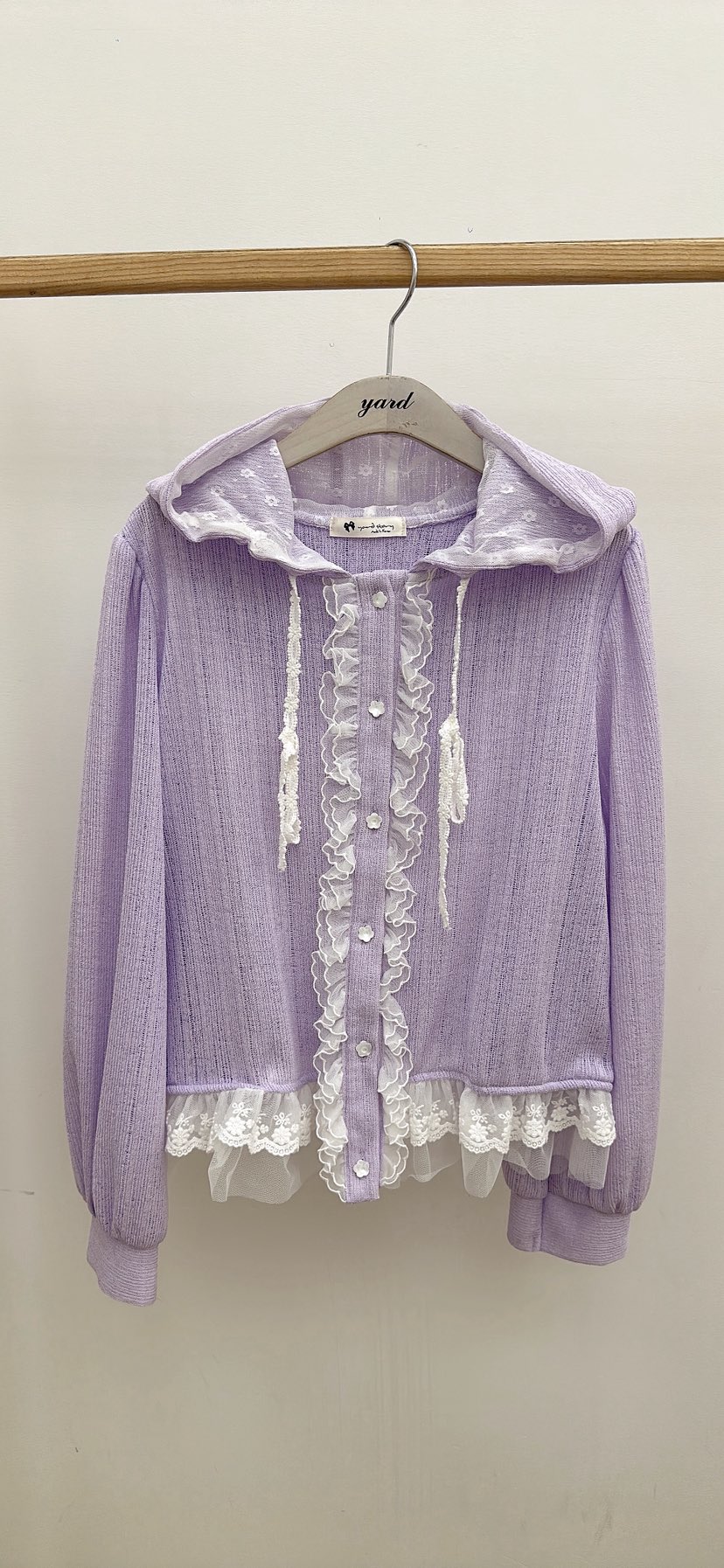 YARD東大門代購女裝新品26春夏時尚真品休閑推薦襯衫蕾絲衫YARD襯衫/蕾絲衫圖色2